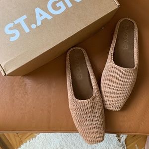 New + Unworn St. Agni Mae Knit Loafer with box